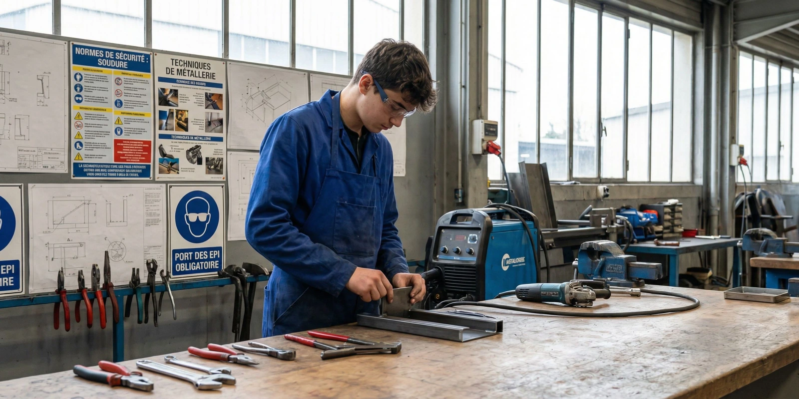 Programme du CAP Métallier : Matières, Horaires et Compétences à Maîtriser