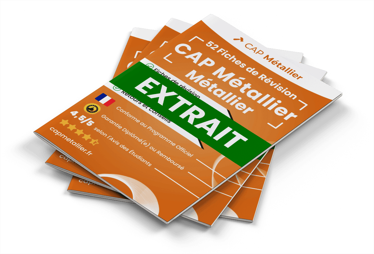 Extrait Fiches Révision gratuites CAP Métallier